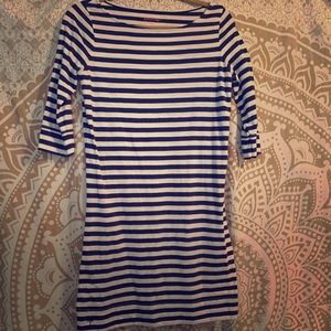 Lilly Pulitzer striped dress S 3/4 length sleeves